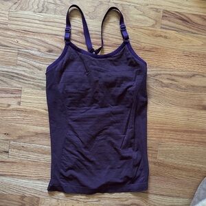 Smartwool tank top, built in bra, merino